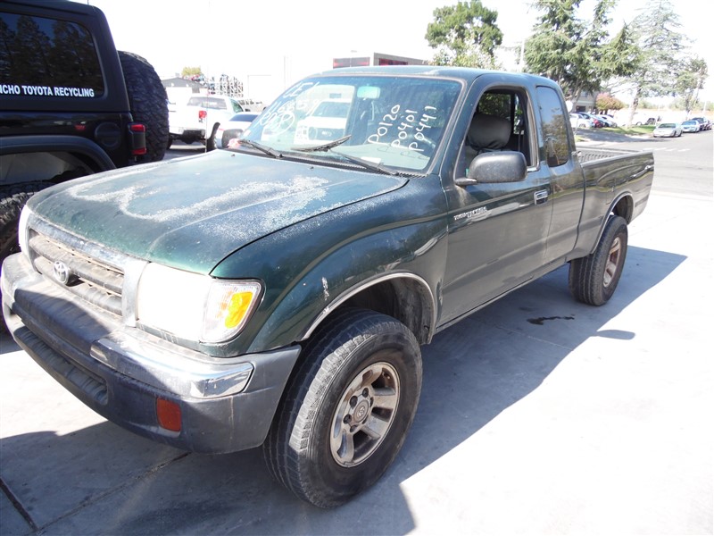 1999 TOYOTA TACOMA SR5 EXTRA CAB GREEN 2.7 AT 2WD PRERUNNER Z19777